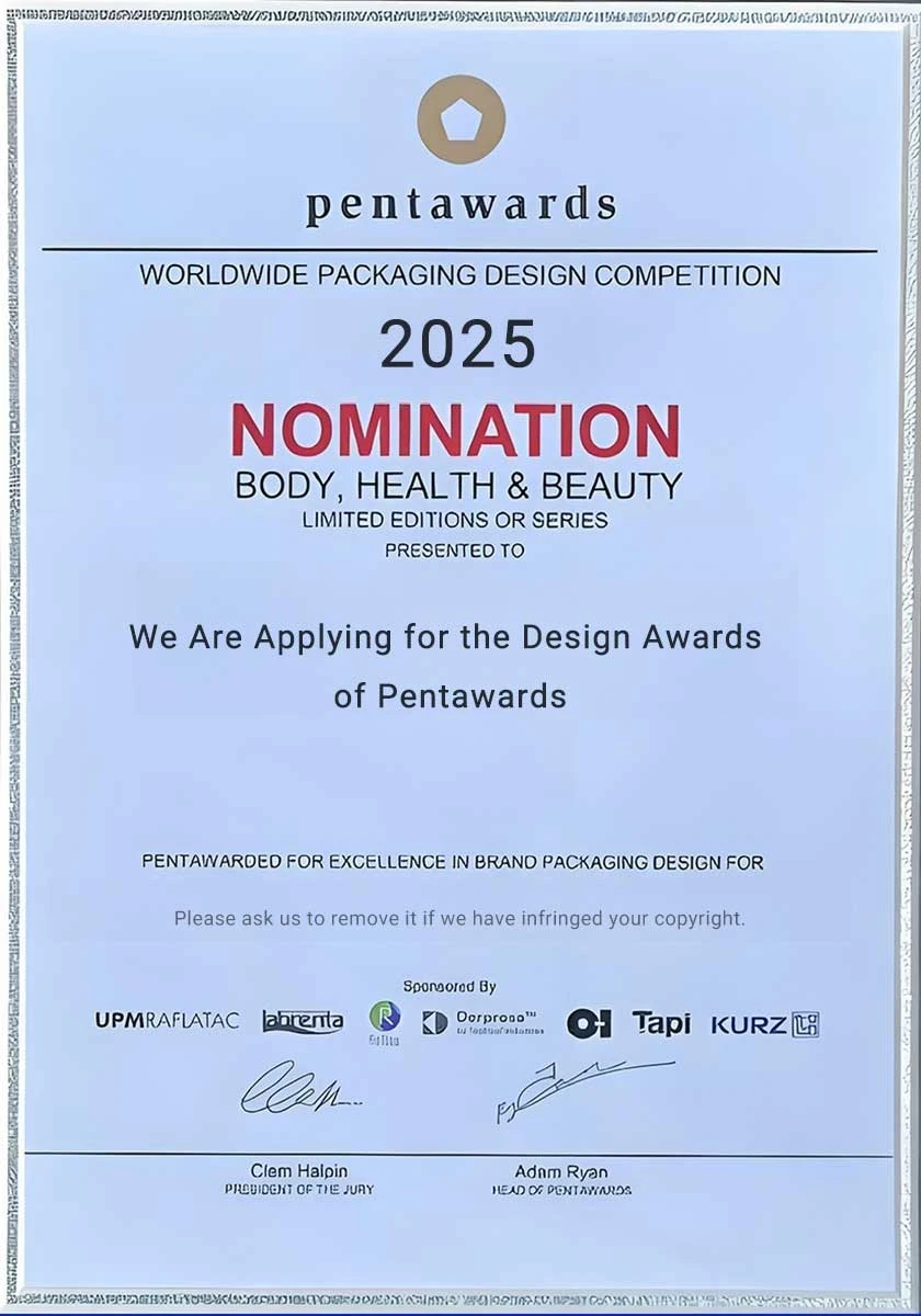 جوائز تصميم التغليف لـ Pentawards المتقدم لعام 2025